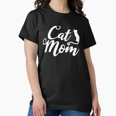 Cat mom (c/w) Classic T-Shirt