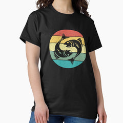 Aquarius Fish Sign Retro Vintage Classic T-Shirt