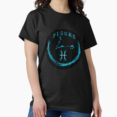 Pisces Zodiac Symbol & Constellation - 03 Classic T-Shirt