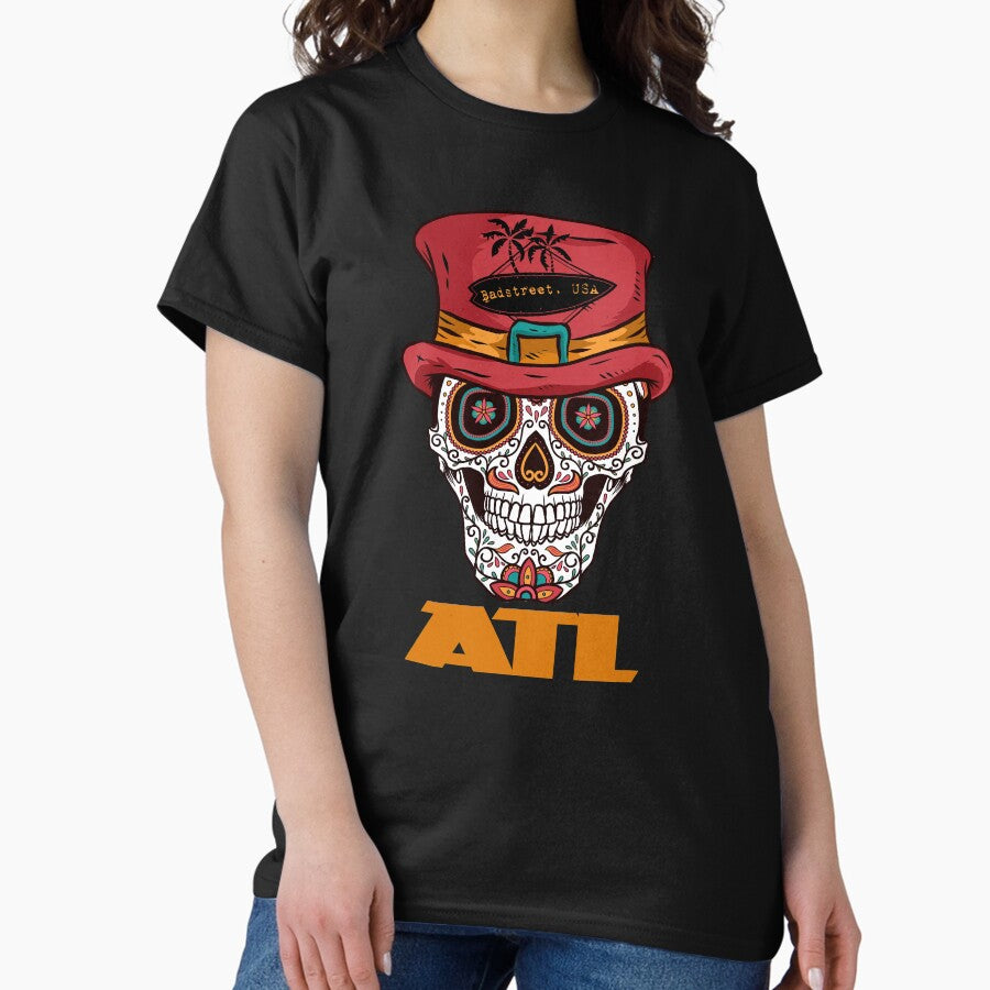 ATL Badstreet USA Sugar Skull Classic T-Shirt