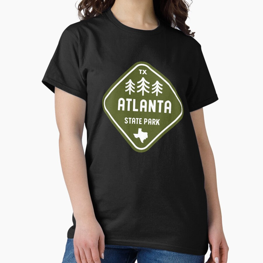 Atlanta State Park Texas Rhombus Classic T-Shirt