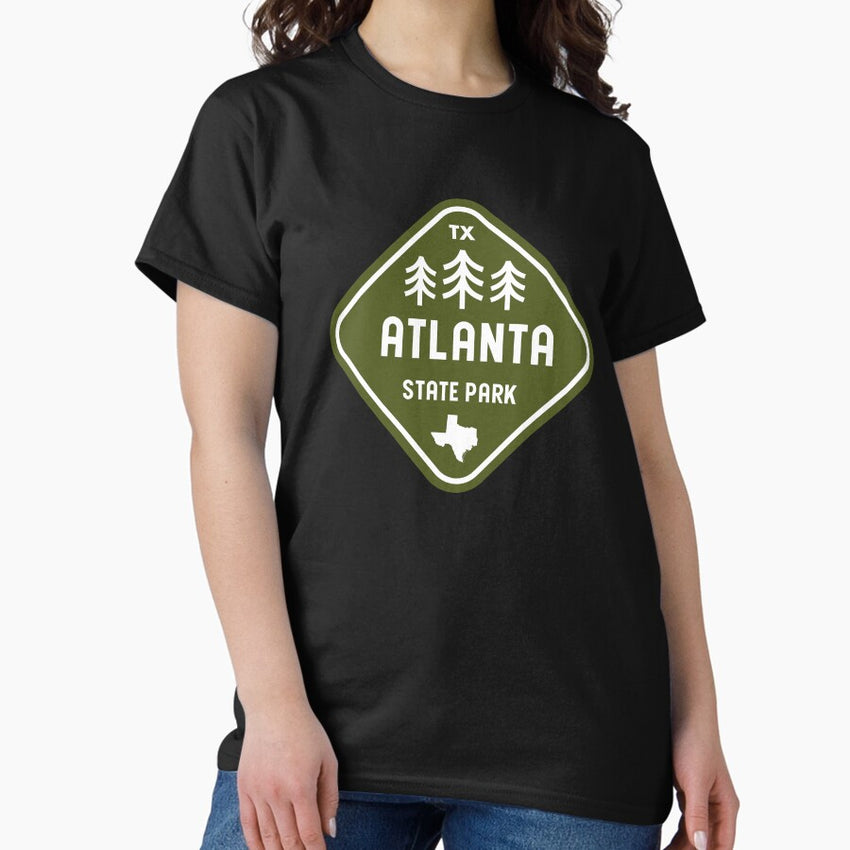 Atlanta State Park Texas Rhombus Classic T-Shirt
