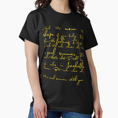 Taylor Swift Cruel Summer Lyrics Classic T Shirt