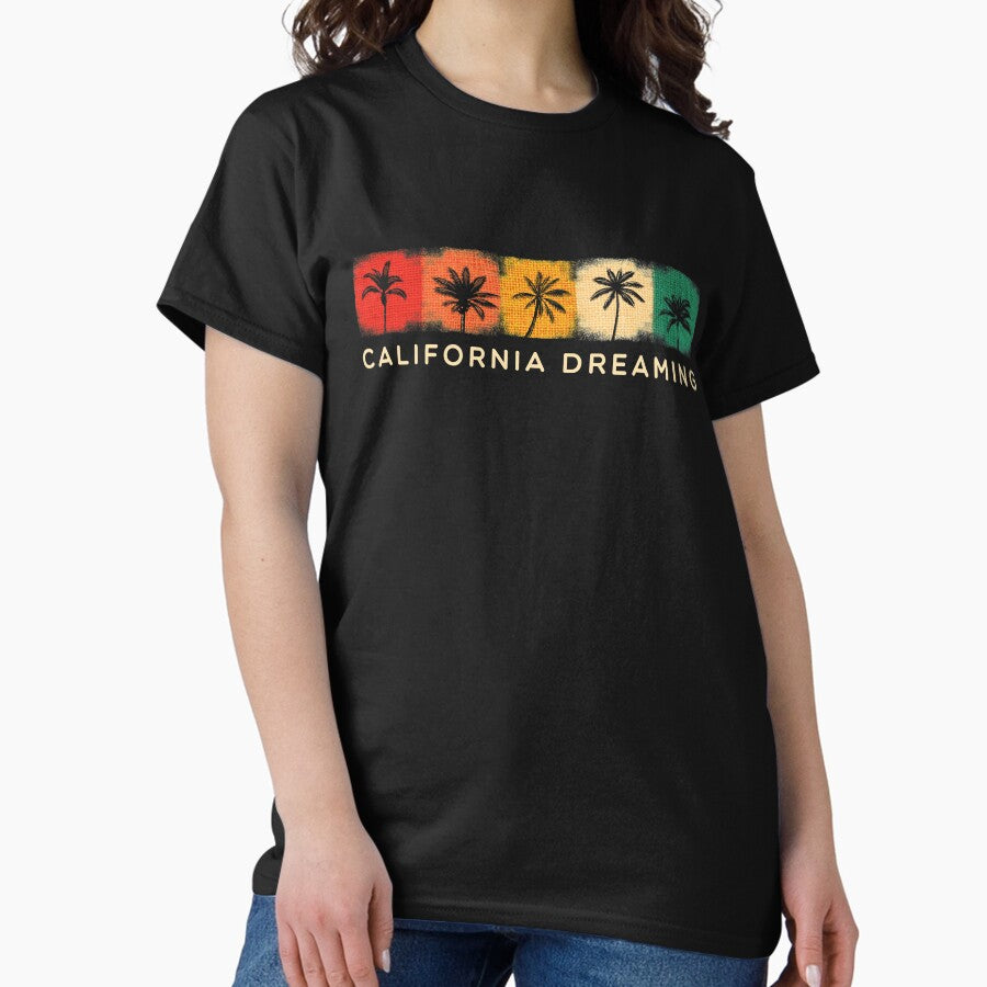 California Dreaming Palms Classic T-Shirt