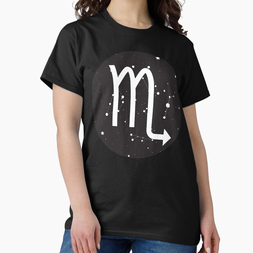 Scorpio Zodiac Sign - Astrology Star Sky Classic T-Shirt