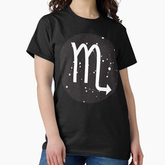 Scorpio Zodiac Sign - Astrology Star Sky Classic T-Shirt
