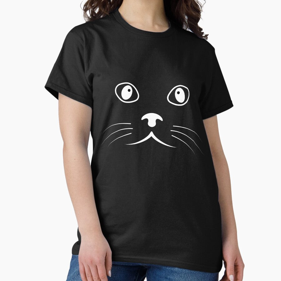 Cat Face,Gifts For Cat Lovers,animal lover Classic T-Shirt