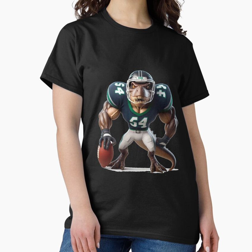 American Football T Rex 2 Classic T Shirt
