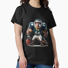 American Football T Rex 2 Classic T Shirt