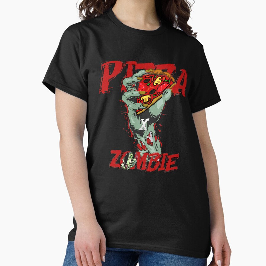 Pizza x zombie Classic T-Shirt