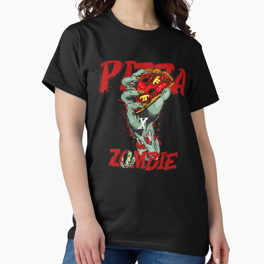 Pizza x zombie Classic T-Shirt