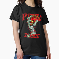 Pizza x zombie Classic T-Shirt