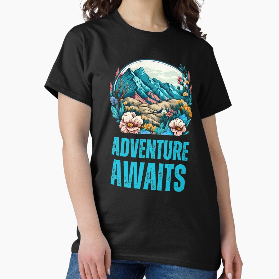 Adventure Awaits Self Care Classic T Shirt