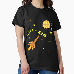 Pizza is my life! Pizza - Moon Express. Classic T-Shirt