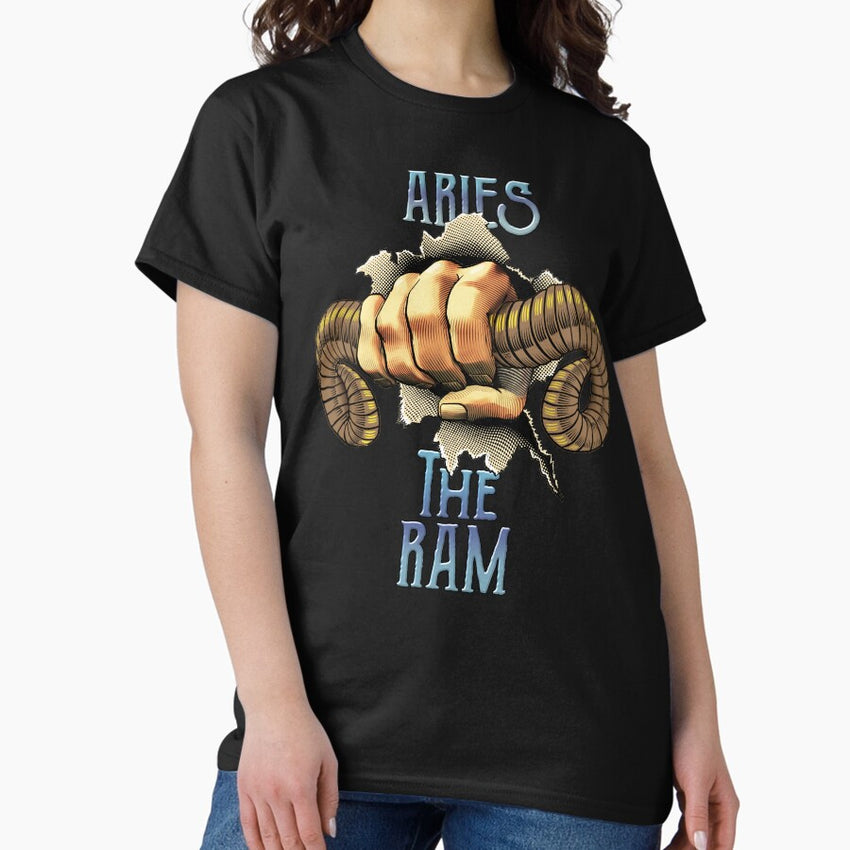 Aries - the Ram . Astrology, Zodiac, Horoscope, birthday T shirt Classic T-Shirt