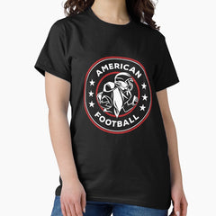 American Football Player Badge Classic T-Shirt