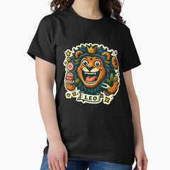 Leo Vintage – Retro Zodiac Art Classic T-Shirt