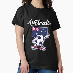 AUSTRALIA Dabbing Football Soccer Ball - AUSTRALIA Classic T-Shirt