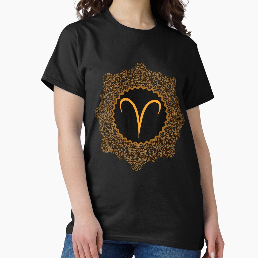 Aries The Ram Zodiac Signversion 10 Classic T Shirt