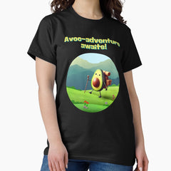 Avocado Adventure Awaits Classic T Shirt