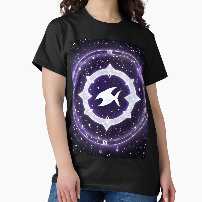 Pisces Symbol & Zodiac Sign Classic T-Shirt
