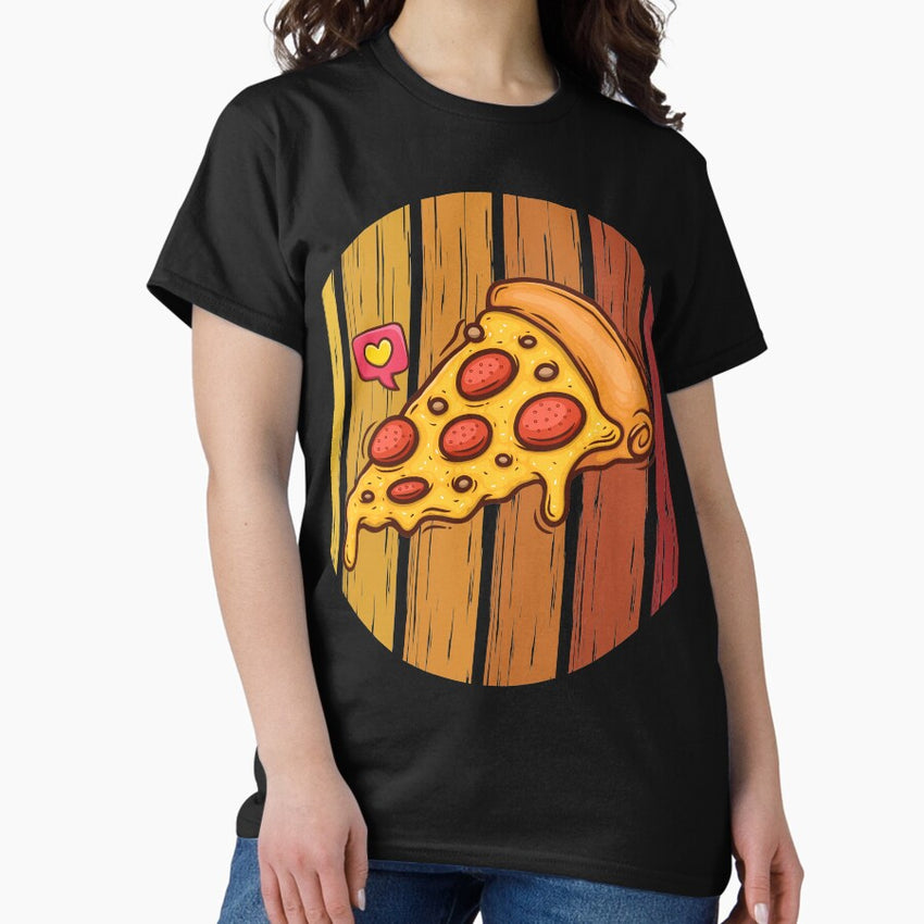 Retro Pizza Lover Classic T-Shirt