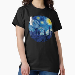 Atlanta Starry Night Van Gogh Circle Classic T Shirt