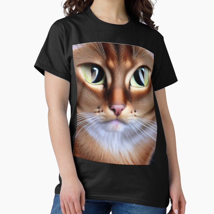 Abyssinian cat - Elegant Cute Cat 3 Classic T-Shirt