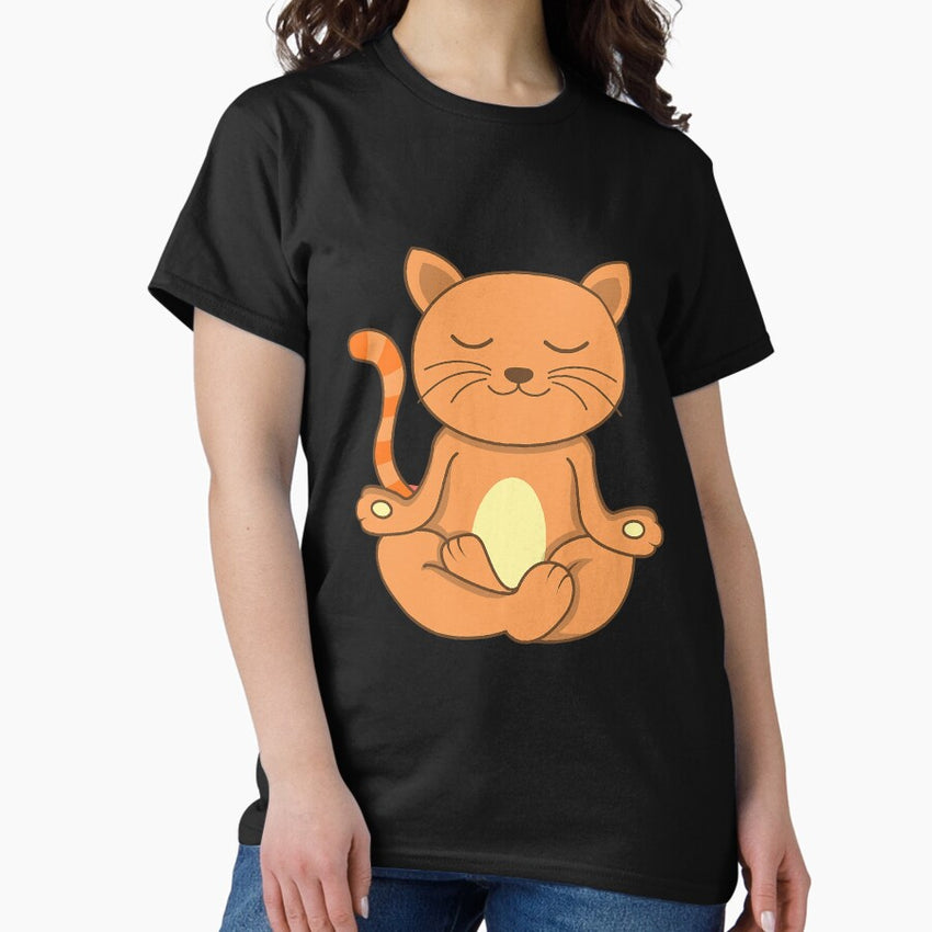 Yoga Cat Cat Lover Namaste Cat Classic T-Shirt