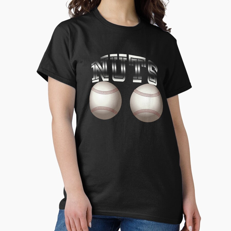 Chest Nuts Matching Chestnuts Family Funny Baseball Couples Classic T-Shirt