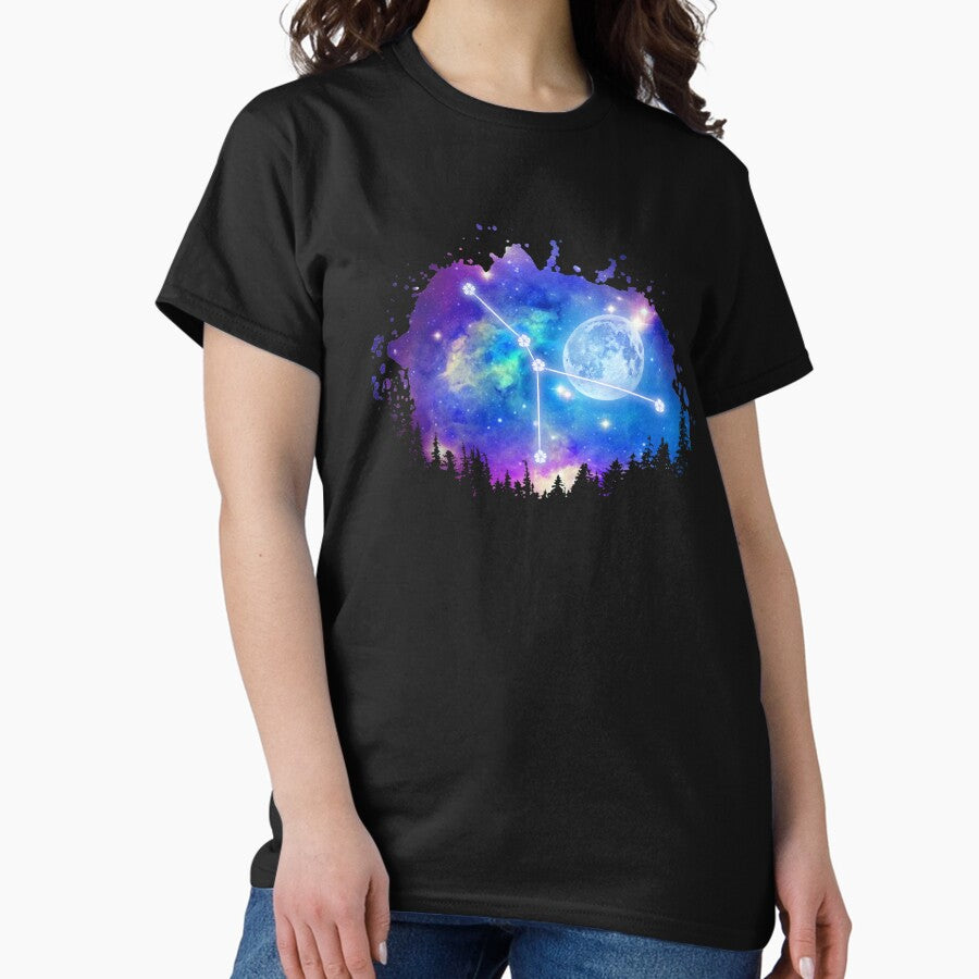 Watercolor Cancer Sign Sky Classic T-Shirt