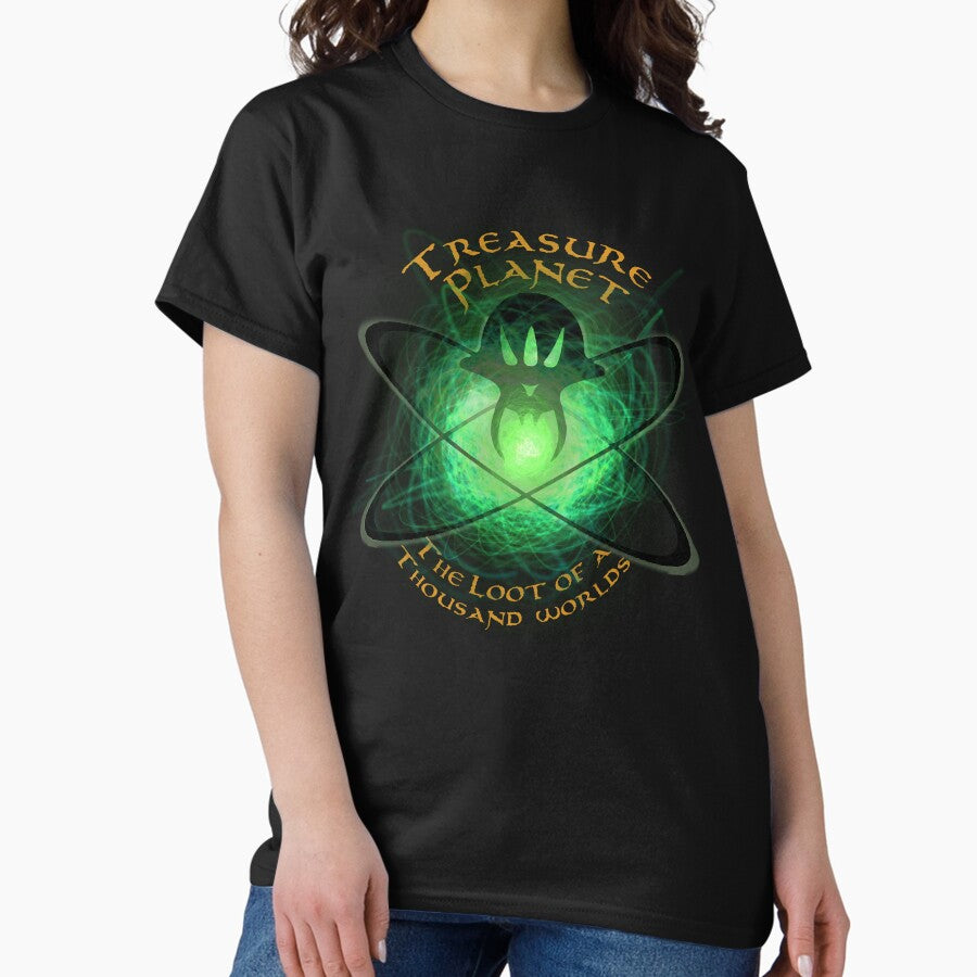 Treasure Planet Pirate Flag Fan Made Space Pirate Design Classic T Shirt