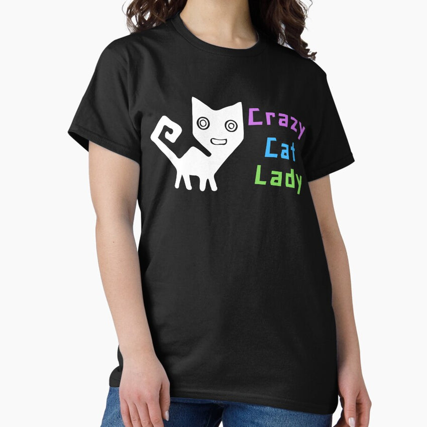 Crazy Cat Lady - Funny Gift for Cat Lovers, Cat Moms, Animal Lovers Classic T-Shirt