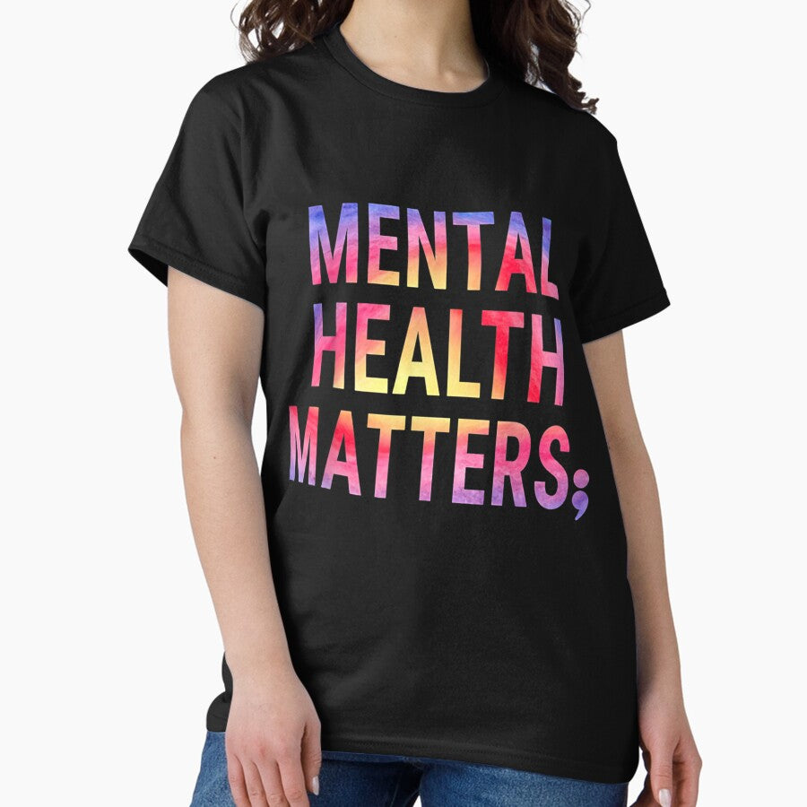 Mental Health Matters Tal Health Awareness Vintage Classic T Shirt