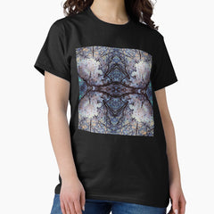 Cherry Blossom Symmetry Remix Pattern Classic T Shirt