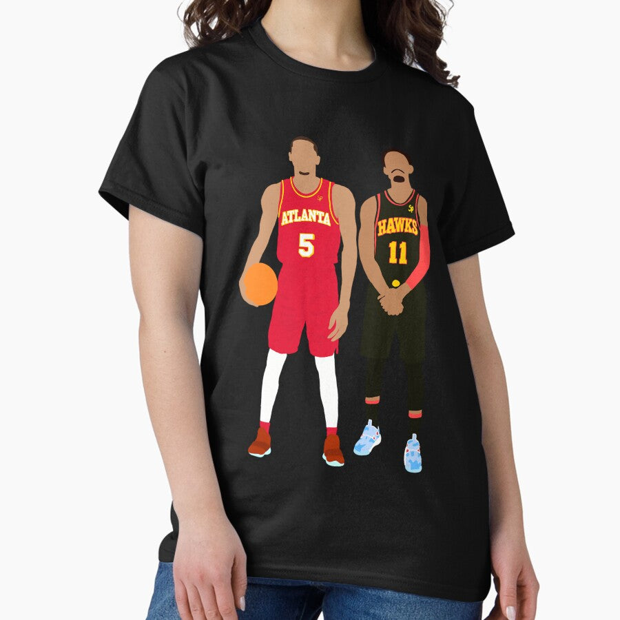 Atlanta Hawks - Dejounte Murray #5 Trae Young #11 Classic T-Shirt