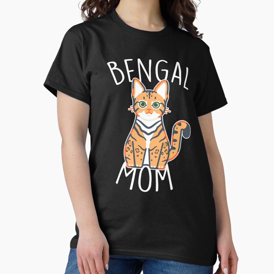 Bengal Cat Mom Classic T-Shirt