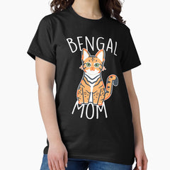 Bengal Cat Mom Classic T-Shirt