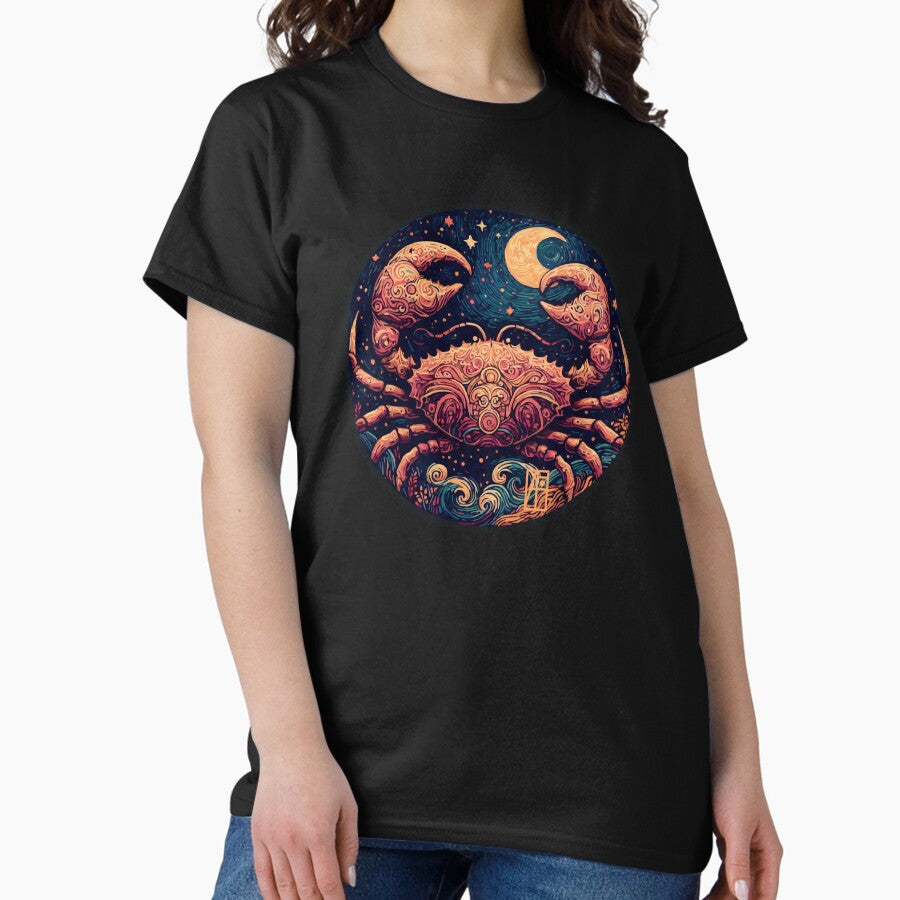 ZODIAC Cancer - Astrological CANCER - CANCER - ZODIAC sign - Van Gogh style - 19 Classic T-Shirt