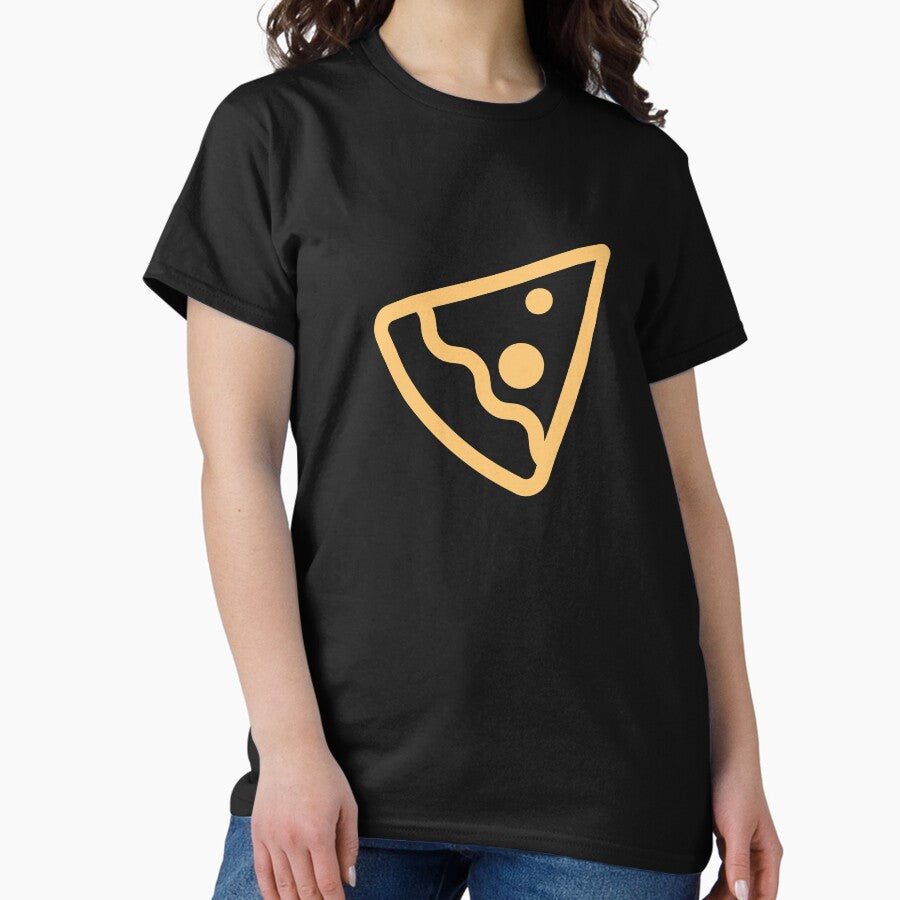 Simple Cheese Pizza Pattern Classic T-Shirt