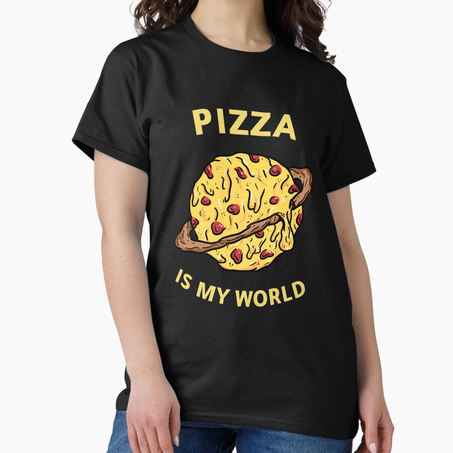 Pizza Is My Life (Saturn) Classic T-Shirt