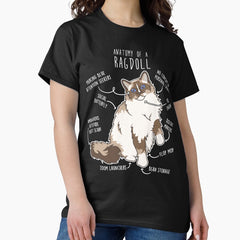 Ragdoll Cat Anatomy Classic T-Shirt