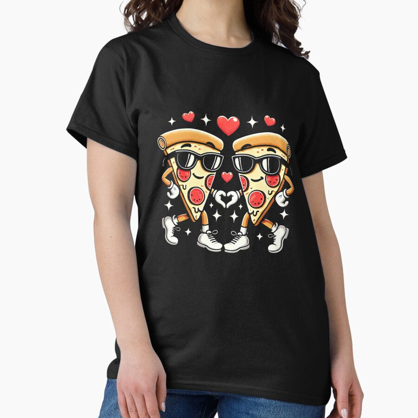 Pizza Twins - Fun and cute for pizza lovers Classic T-Shirt