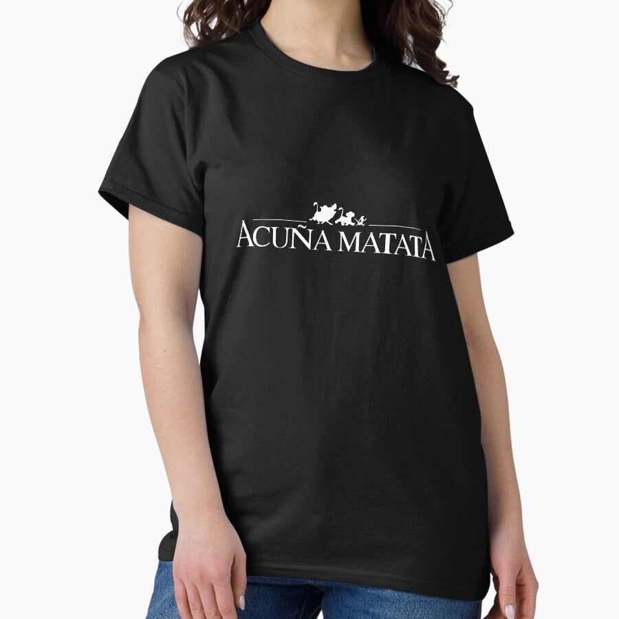 Acuna Matata 2 Reverse Classic T Shirt