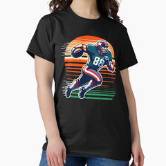8 Bit Blitz Pixelated Football Hero Classic T Shirt