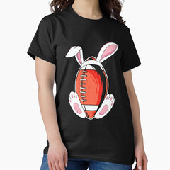 American Football Bunny Ears Easter Sport Classic T-Shirt