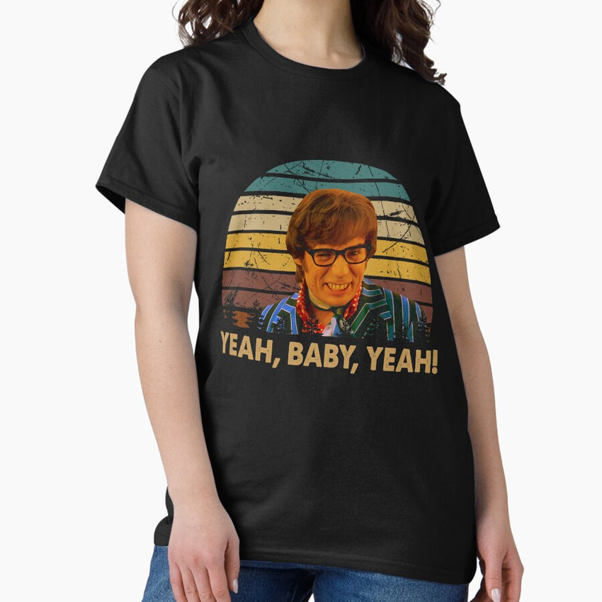 Austin Powers Character Painting Yeah Baby Classic T Shirt