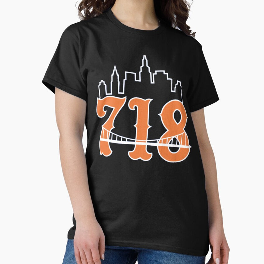 Baseball - Queens N.Y. - 718 Area Code Classic T-Shirt