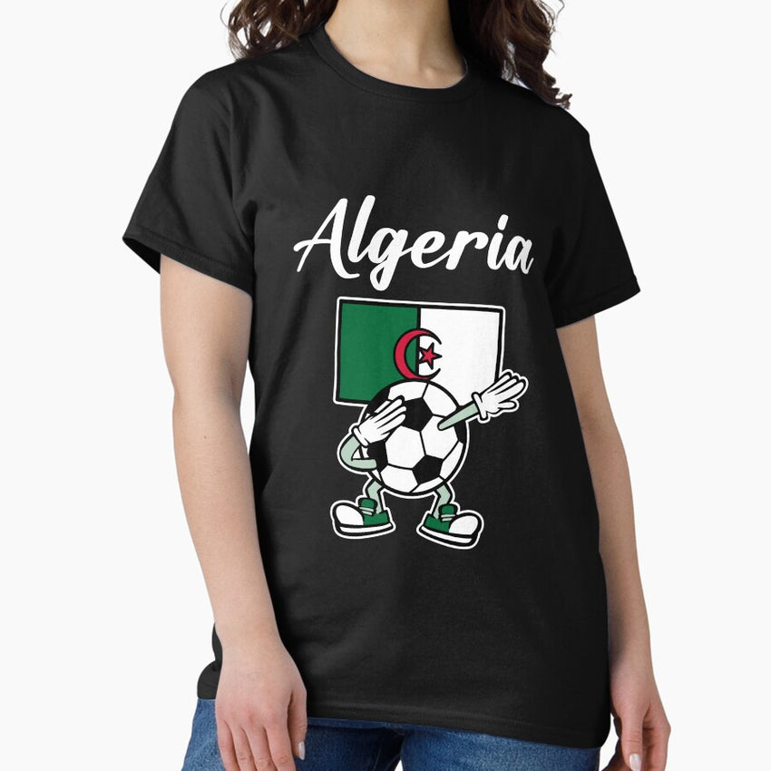 ALGERIA - Dabbing Football Soccer Ball - ALGERIA Classic T-Shirt