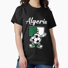 ALGERIA - Dabbing Football Soccer Ball - ALGERIA Classic T-Shirt